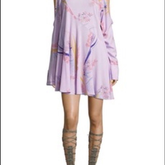 SOLD! NWT Free People Lilac Clear Skies Dress - Picture 2 of 8